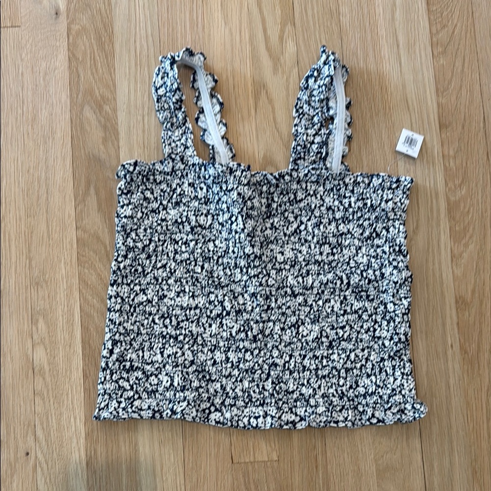 Old Navy Smocked Crop